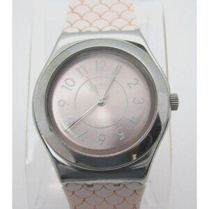 Women Swatch Irony Quartz WR Analog 34mm Dial Causal Round Watch (F343)